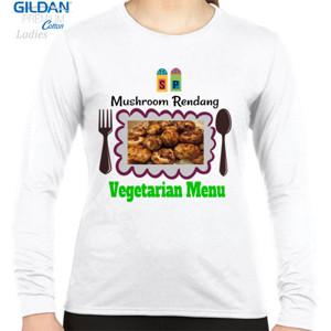 Kaos Mushroom Rendang (Ganti Photo Masakan Anda)