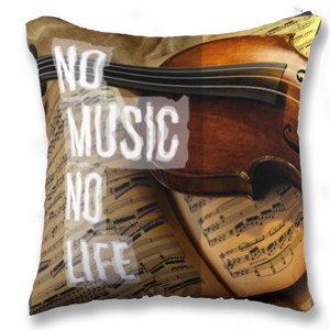 Bantal NO MUSIC NO LIFE