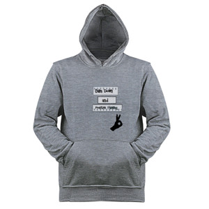 Jaket Hoodie kaos calm down and positive thinking