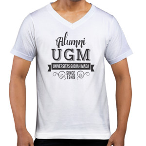 Kaos  Hoodie abu Alumni UGM Pria
