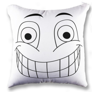 Bantal nyengir manja