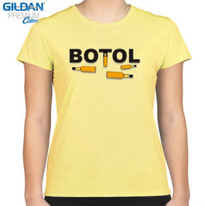 Kaos Botol tulisan hitam