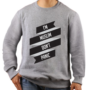 Jaket Sweater I'm Muslim, Don't Panic