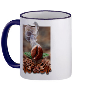 Mug fresh coffee bean