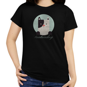 Kaos Caturday Cewek Gelap