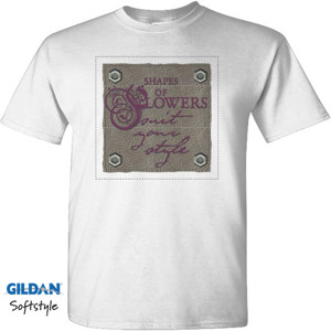 Kaos Shape of Flowers